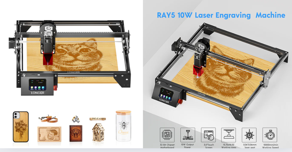 Advantages of the Longer Ray5 10W laser engraver | TheAmberPost